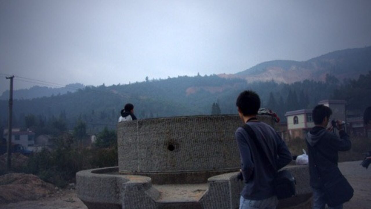 团结乡大磨盘光影